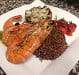 La ravioline - Gambas a la plancha riz de camargue et légumes frais