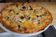 Les Mets Tissés - Une pizza