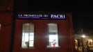 La Promenade du Pacri - La façade du restaurant