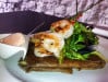 Crep'chignon - Les bouclettes, asperges et gambas