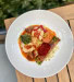 Le 15 lounge - Ballotine de poulet farci, chorizo, poivron et haricots lardés