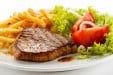 Star Kebab - Une assiette de steak, frites 