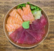 Asian food khmer - Chirashi assortie (saumon-thon)