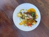Au Prieuré - Cabillaud en croûte de basilic et ses petits légumes