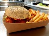 18e amendement - Un burger au filet de poulet pané maison