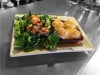 Café de l'Étoile - Croque monsieur Chèvre/Miel, salade mêlée crème balsamique.