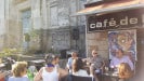 Café de la Mairie - La façade du restaurant avec la terrasse 