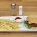 Pitta grill - Un burger, frites