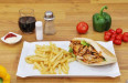 Pitta grill - Un kebab, frites