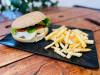 Pic pouce - Des frites et burger