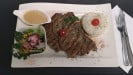 O'classico - Entrecôte de bœuf accompagnée de riz avec sauce au poivre