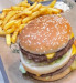 Grill Gourmet - Un  burger, frites