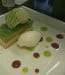 La Vieille Tour - Chocolat blanc, rhubarbe et menthe, crème glacée
