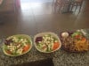 Bodrum chez baba - salade méditerranéenne et assiette kebab 100%veau 