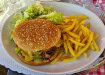 La Brasserie de l'Isle Saint-Louis - Un burger, frites