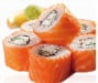 light sushi - Un saumon rolls