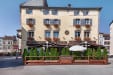 Au bureau - La façade du restaurant