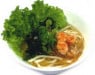 Sushi Kyo Futao - La salade, soupe udon aux crevettes