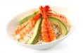 Sayuri sushi - Une assiette de salade crevettes avocat