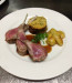 Le Maupertu - Carré d'agneau rôti, crumble de légumes et son jus corsé