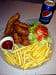 Fast and food - Menu tenders avec frite et boisson