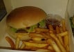 Food Box - Un burger avec frites