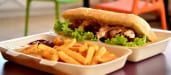King Guyane - Un sandwich, frites