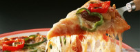 Abadia pizza - Un portion de pizza