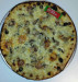 Dolce Pizza - La pizza: crème fraîche, roquefort, chèvre, chorizo, champignons et emmental râpé.....