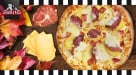 La boite à Pizza - Fromages et charcuteries généreusement déposés sur une pizza