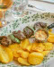 La Pataterie - onglet de bœuf et chips soufflées
