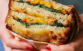 Pomme de Pain - Un croque poivrons parmesan