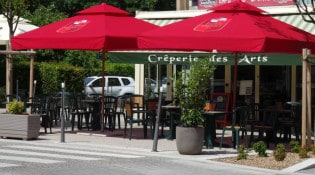 Crêperie des arts - La façade du restaurant