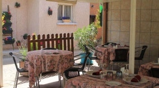 Auberge chez la mère Martinet -  la terrasse