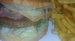 La Frite du Ch'ti Bar - Un burger, frites