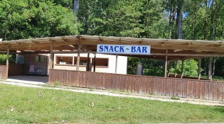 Le snack du lac - la façade