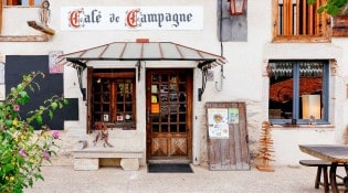 Café de Campagne - La façade du restaurant