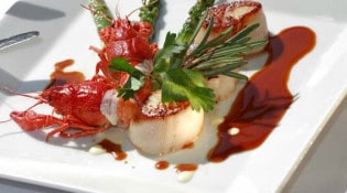 Le jardin - Un plat
