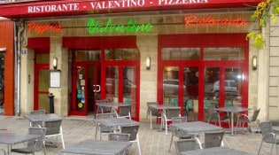 Valentino - La façade du restaurant