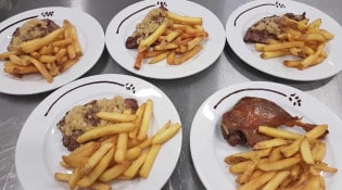 Le Saint Hubert - les plats