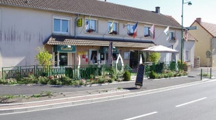 Centrotel - La façade du restaurant