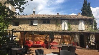 L'Ôasis de Provence - un autre vue de la terrasse