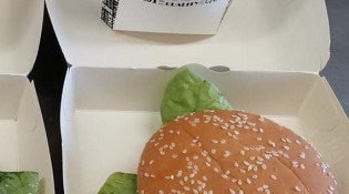 Les 3 Alpes - Hamburger avec frites