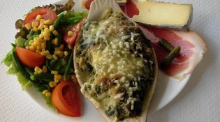Le chamois - Un plat