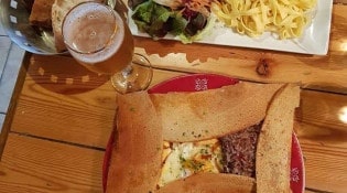Le Jardin - une crepe