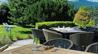 La Combe Fleurie - La terrasse