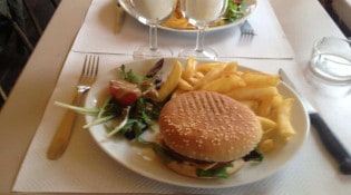 El Patio - Un burger frites 