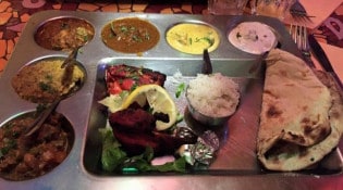 Indian Lounge - Un plat indien