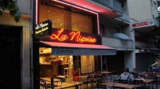 La Nicoise - La façade de la pizzeria