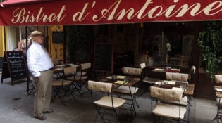 Le Bistro D Antoine - La façade du restaurant